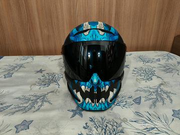 Ruroc Atlas 3.0 Diablo Azul  taglia M + shockwave