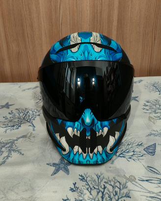 Ruroc Atlas 3.0 Diablo Azul  + shockwave