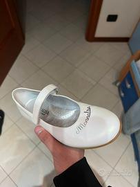 Ballerina Monnalisa di pelle