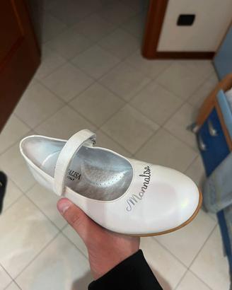 Ballerina Monnalisa di pelle