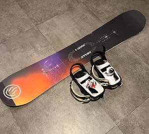 Snowboard Drake DF + Attacchi Burton Cartel