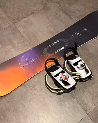 Snowboard Drake DF + Attacchi Burton Cartel