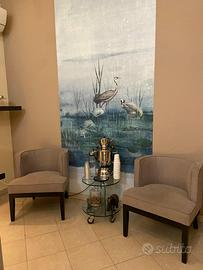 Bancone reception poltroncine estetica arredamento