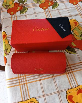 custodia per occhiali cartier
