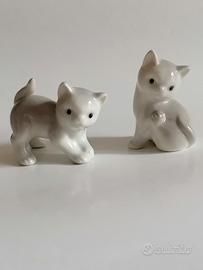 Statuine gatti porcellana Otagiri vintage