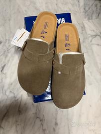 Birkenstock boston taglia 41 tortora