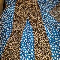 Leggins leopardato zampa elefante 