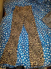 Leggins leopardato zampa elefante 
