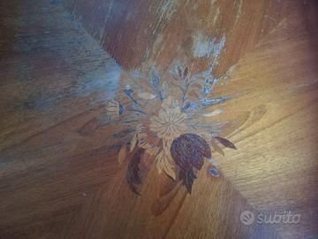 Tavolino da salotto del 1800 dipinto