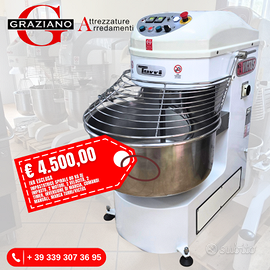 IMPASTATRICE 80 KG 2 motori con inversione TURRI