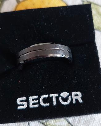 Anello nero SECTOR uomo