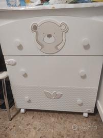  Mobiletto , fasciatoio per neonati Cuoricini 