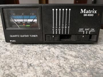 Metronomo accordatore Matrix Quartz Guitar Tuner S