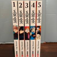 Manga jujutsu kaisen 1-5💞📚