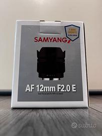 12mm f2.0 Samyang AF E-Mount