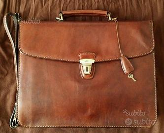 THE BRIDGE Cartella Borsa Uomo Donna Pelle