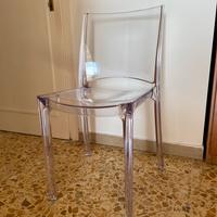 Sedie trasparenti in policarbonato