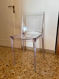 Sedie trasparenti in policarbonato