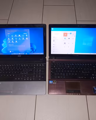 Due Notebook Asus & Acer core i5 win11  & win10