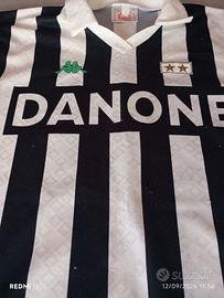 Maglia calcio Juventus Danone Kappa N.10 m.lunghe