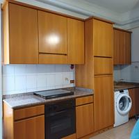 CUCINA COMPLETA LEGNO E GRANITO + ELETTRODOMESTICI