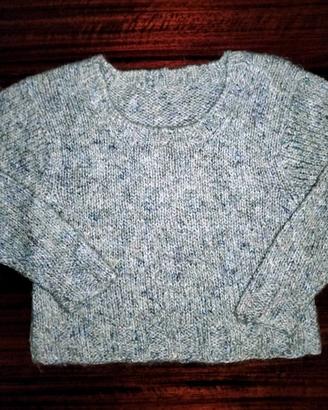 MAGLIONE *NUOVO* A TRAMA MELANGE