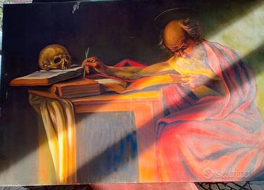 Quadro olio su tela Caravaggio