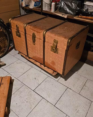 baule vintage d'epoca