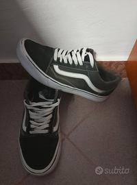 VANS Old Skool Basse Usate EU 41 UK Nere Unisex Us