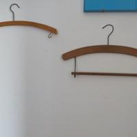 gruccia per abiti in legno, VINTAGE