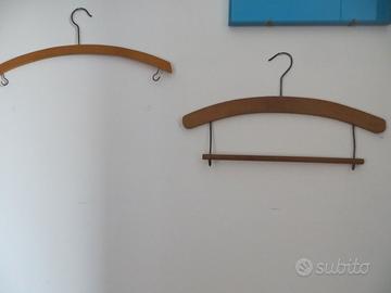 gruccia per abiti in legno, VINTAGE