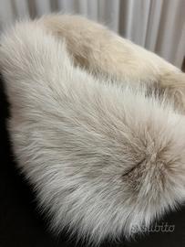 Vera pelliccia collo volpe