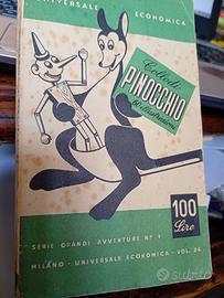 Collodi PINOCCHIO Milano Universale Economica 1949