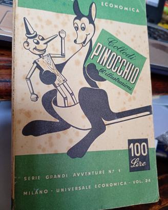 Collodi PINOCCHIO Milano Universale Economica 1949