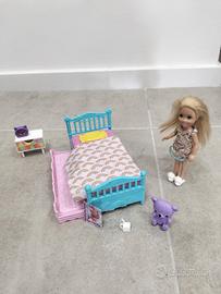 Barbie Chelsea più cameretta