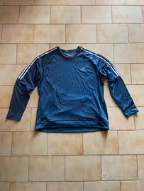 Adidas Running - maglia maniche lunghe felpata