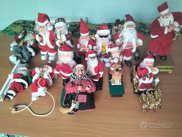 collezione babbo natale in vari stili