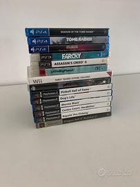 Lotto 14 giochi vari Play2 - Wii- Play 4 - Play 3