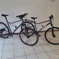 Coppia bicicletta trekking uomo donna