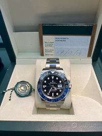 Rolex gmt master II 116710BLNR BATMAN 2014