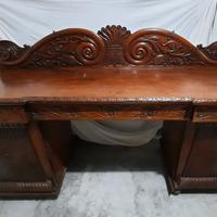 Credenza con piedistalli in legno - mobile antico