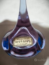 vaso porta fiore in vetro di murano