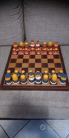 scacchiera anni 80'stile "Matrioska"