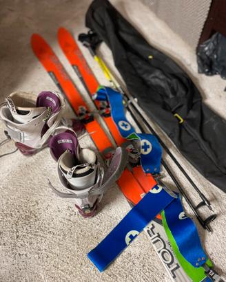 Ski Alp set completo Fisher -Montura-Scarpa