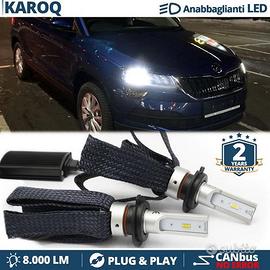 Lampade LED H7 per Skoda KAROQ Luci Bianche CANbus