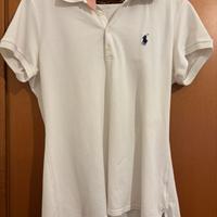 Polo bianca da donna Ralph Lauren