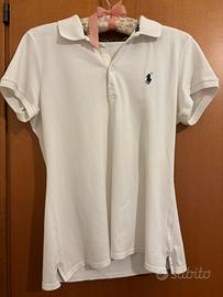 Polo bianca da donna Ralph Lauren