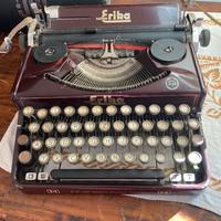 Macchina da scrivere Erika Naumann vintage antica