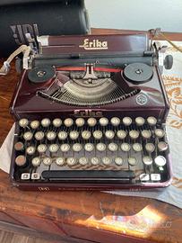 Macchina da scrivere Erika Naumann vintage antica