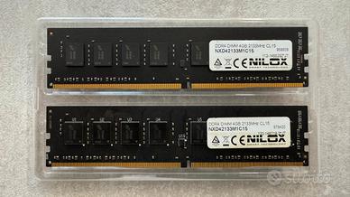 Kit RAM DDR4 8GB (2x4GB) Nilox 2133MHz CL15